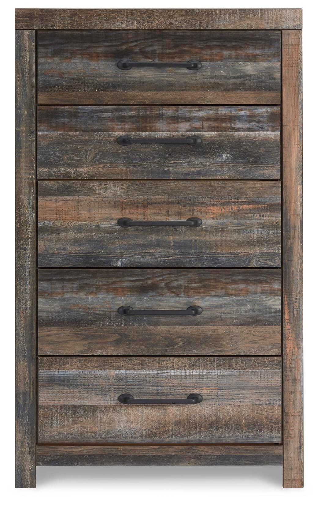 Drystan Multi King Bookcase Storage Bed, Dresser, Mirror, Chest and Nightstand from Ashley Furniture - Luna Furniture