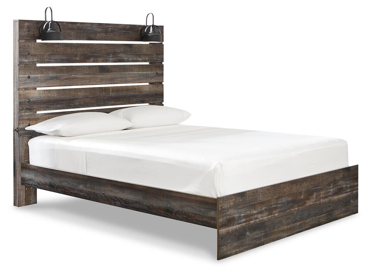 Drystan Multi Queen Panel Bed, Dresser and Mirror from Ashley - Luna Furniture