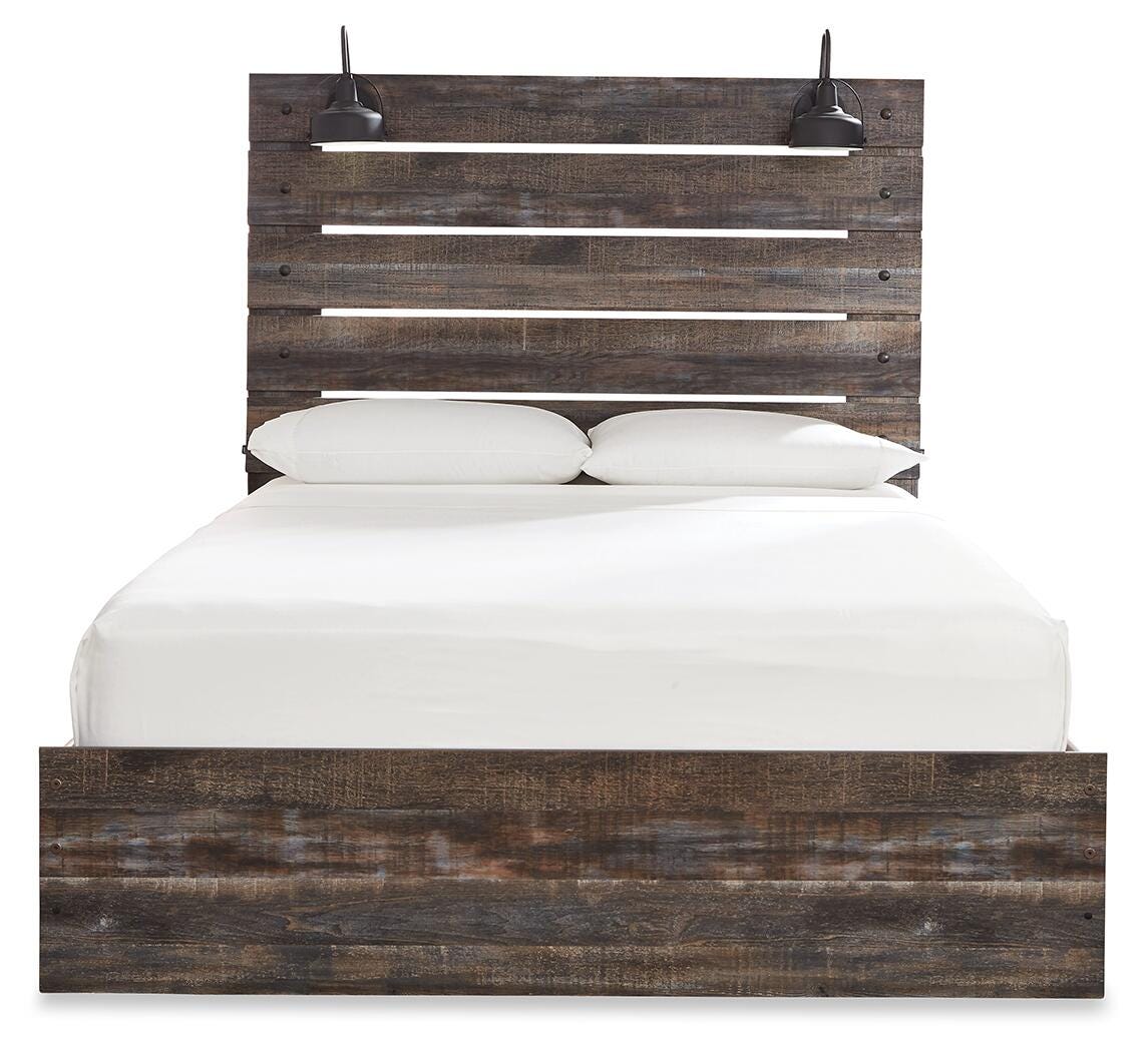 Drystan Multi Queen Panel Bed, Dresser and Mirror from Ashley - Luna Furniture
