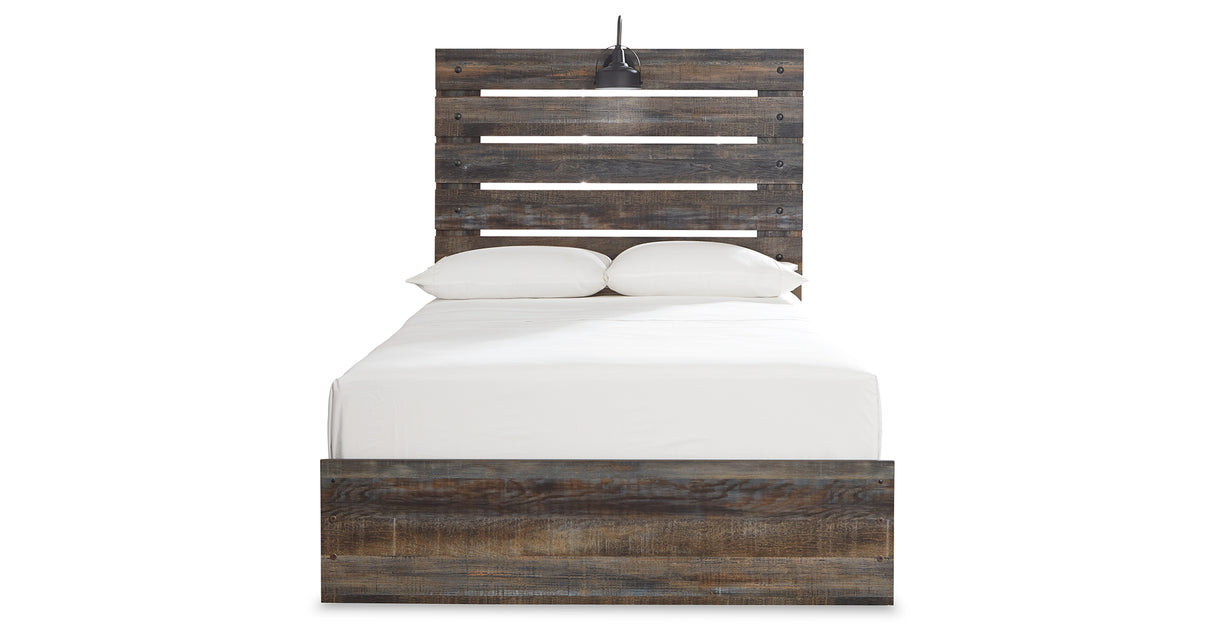Drystan Full Panel Bed with Dresser and Nightstand in Multi from Ashley - Luna Furniture