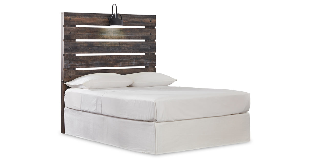 Drystan Full Panel Headboard Bed with Dresser in Multi from Ashley - Luna Furniture