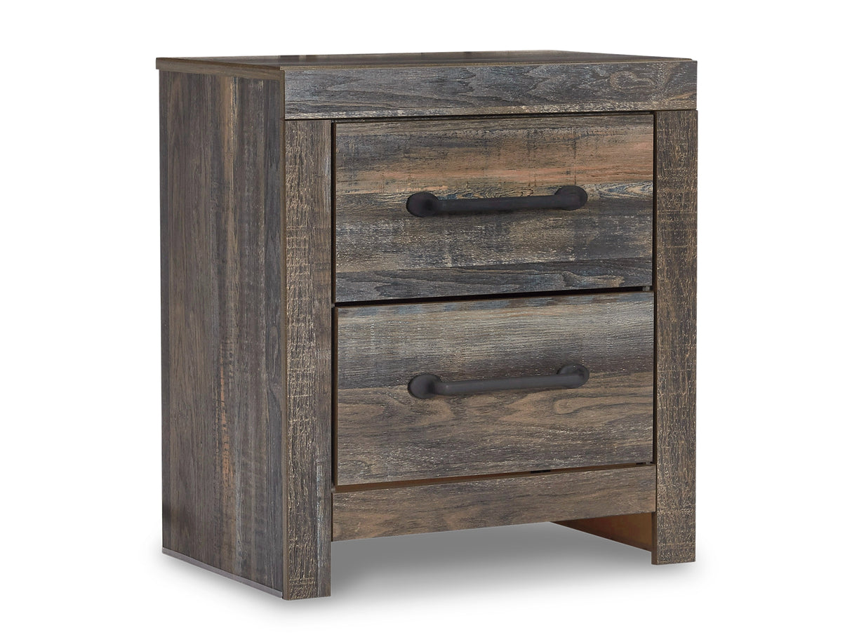 Drystan King/California King Bookcase Headboard Bed with Mirrored Dresser and 2 Nightstands in Multi from Ashley - Luna Furniture