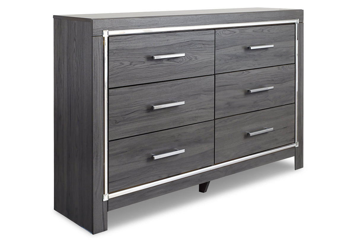 Lodanna Gray Dresser and Mirror from Ashley - Luna Furniture