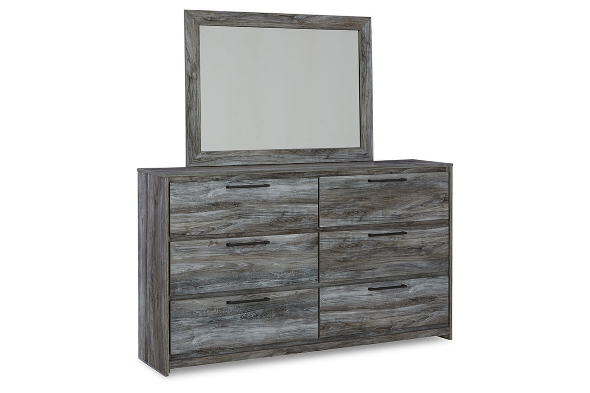 Baystorm Gray Dresser and Mirror from Ashley - Luna Furniture