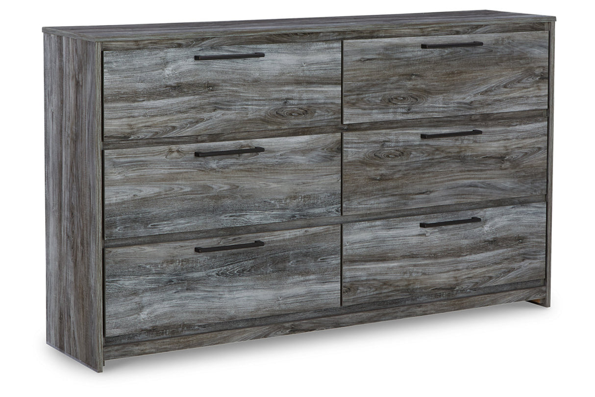 Baystorm Gray Dresser and Mirror from Ashley - Luna Furniture