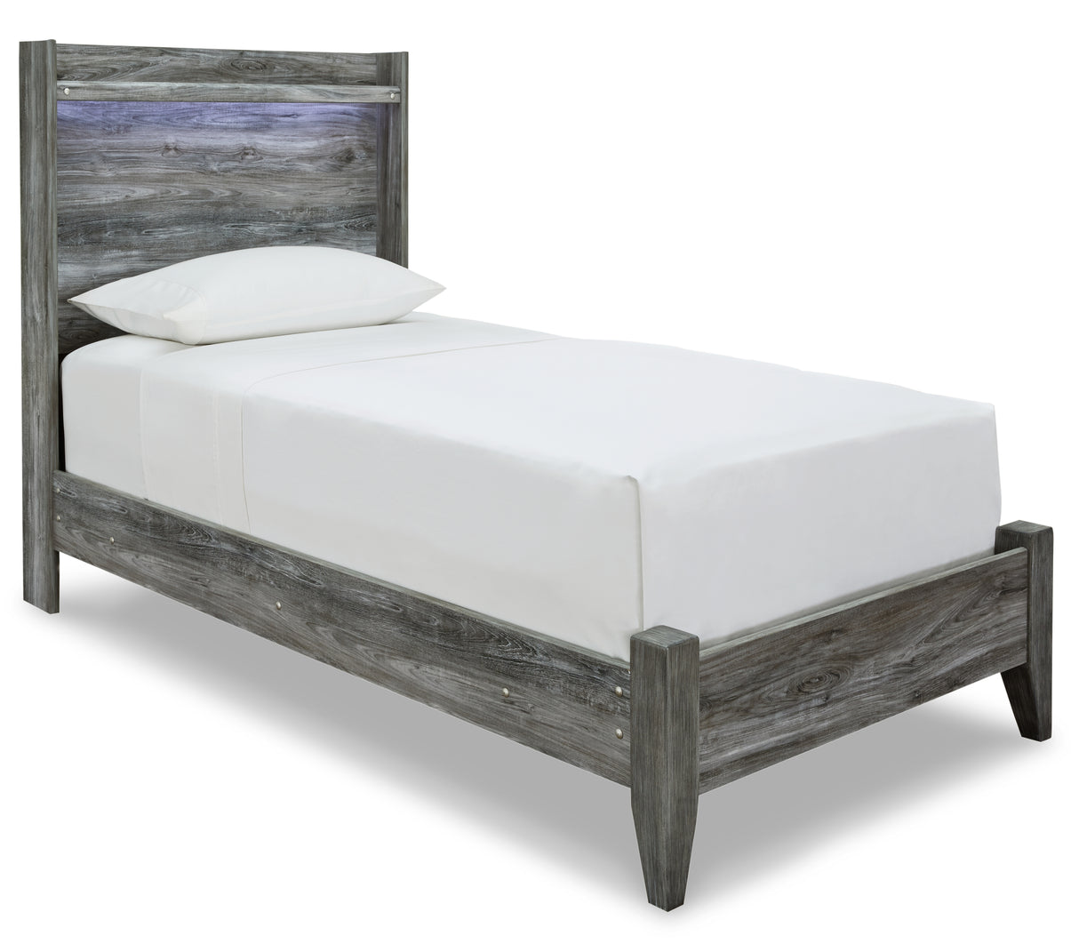 Baystorm Gray Twin Panel Bed, Dresser and Mirror from Ashley Furniture - Luna Furniture