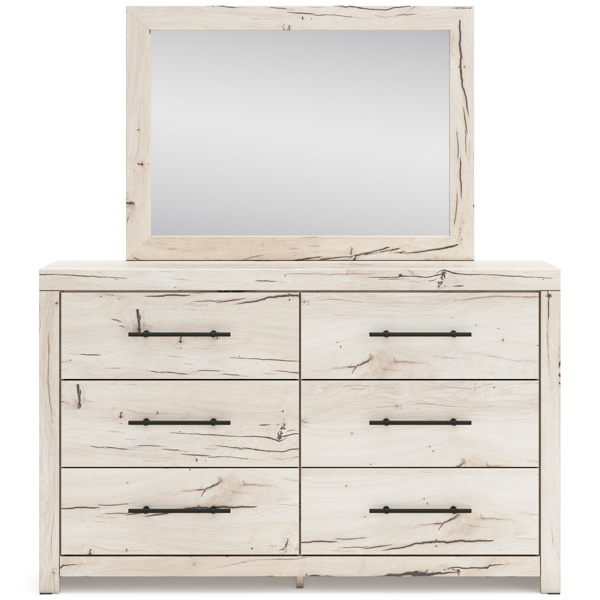 Lawroy Light Natural Bedroom Mirror (Mirror Only) from Ashley - Luna Furniture