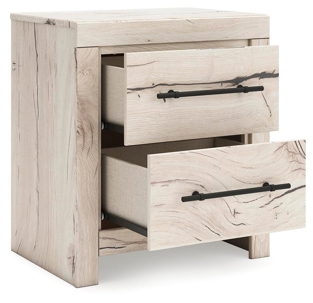 Lawroy Queen Panel Storage Bed, Dresser, Mirror, Chest and Nightstand from Ashley - Luna Furniture