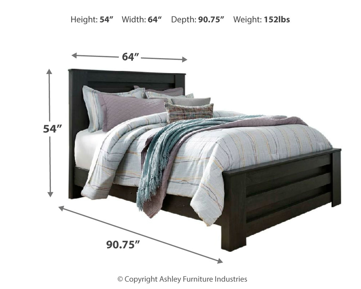 Brinxton Charcoal Panel Bedroom Set from Ashley - Luna Furniture