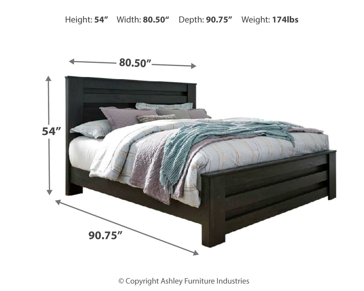 Brinxton Charcoal Panel Bedroom Set from Ashley - Luna Furniture