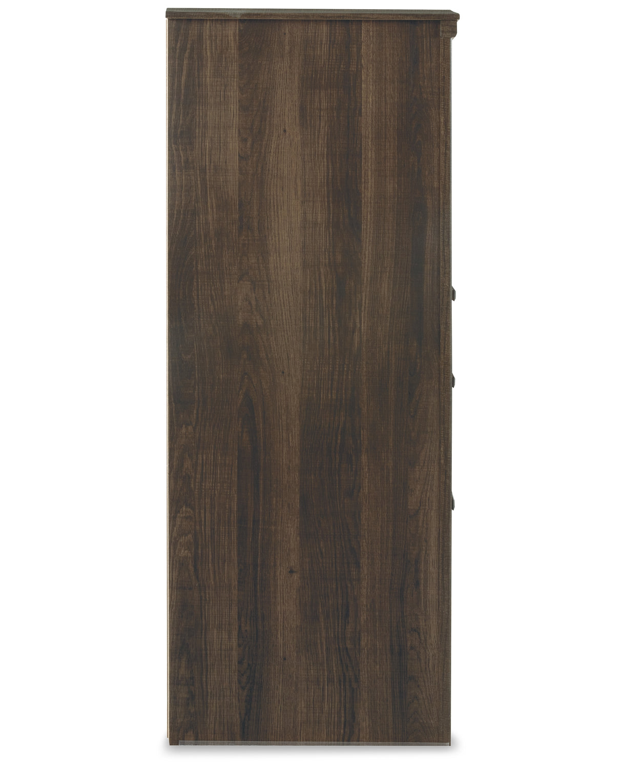 Juararo Dark Brown King Poster Bed, Dresser, Chest and Nightstand from Ashley Furniture - Luna Furniture