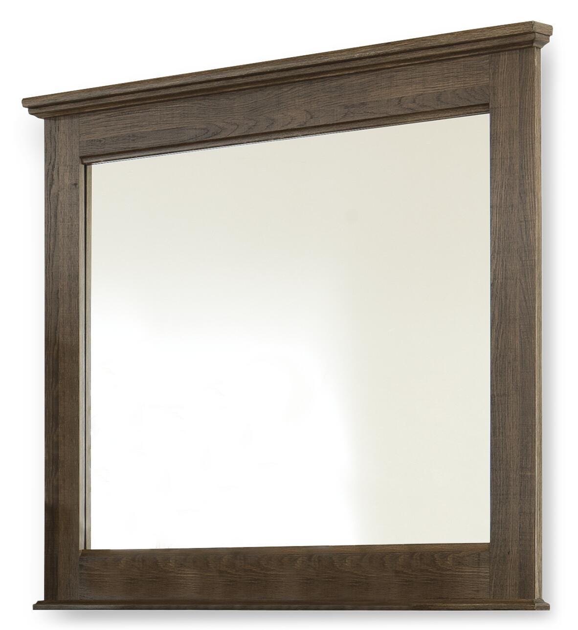 Juararo Dark Brown Dresser and Mirror from Ashley - Luna Furniture