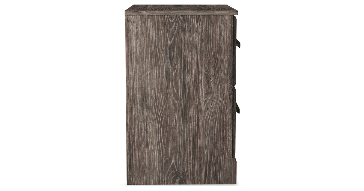 Ralinksi Full Panel Bed with 2 Nightstands in Gray from Ashley Furniture - Luna Furniture