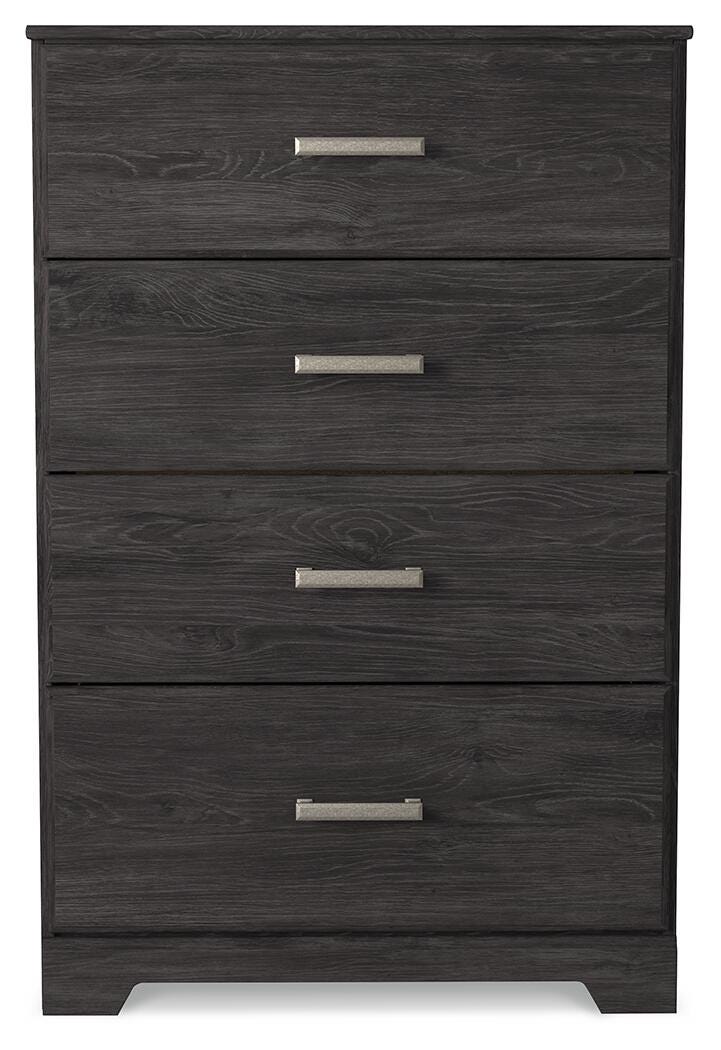 Belachime King Panel Bed, Dresser, Mirror, Chest and Nightstand from Ashley - Luna Furniture