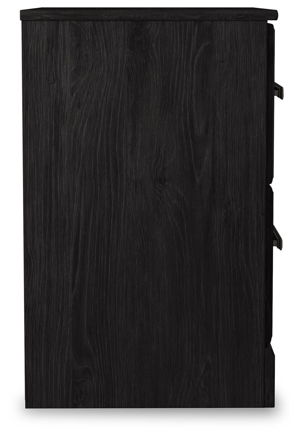 Belachime Charcoal Full Panel Bed with Dresser, Chest and 2 Nightstands from Ashley Furniture - Luna Furniture