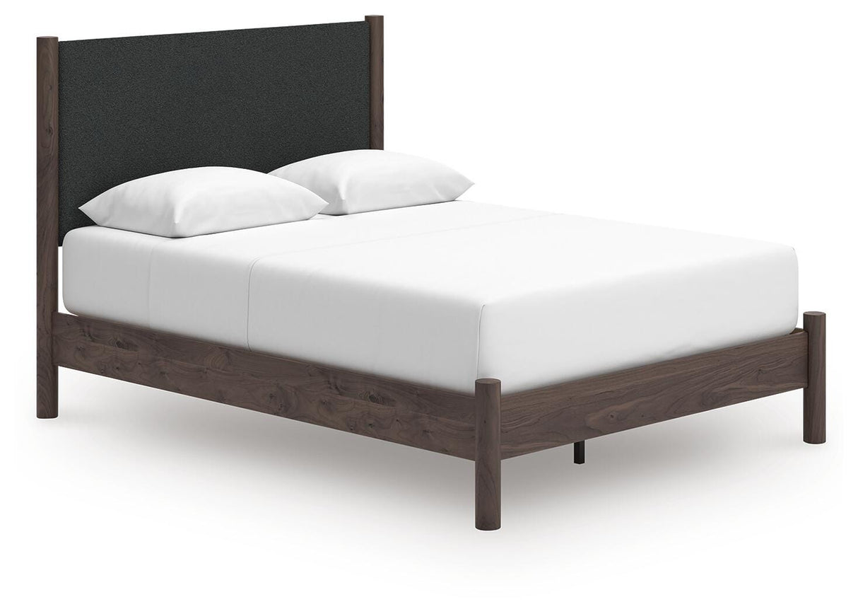 Pamytta Queen Panel Bed, Dresser, Mirror and Nightstand from Ashley - Luna Furniture