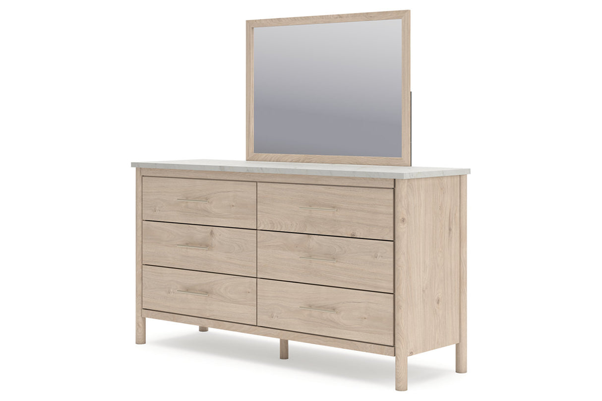 Cadmori Two-tone Dresser and Mirror from Ashley - Luna Furniture
