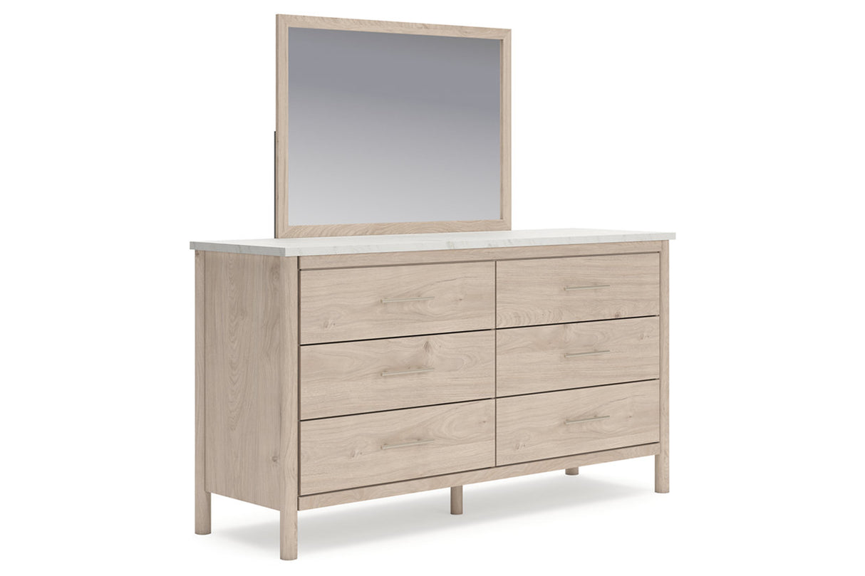 Cadmori Two-tone Dresser and Mirror from Ashley - Luna Furniture
