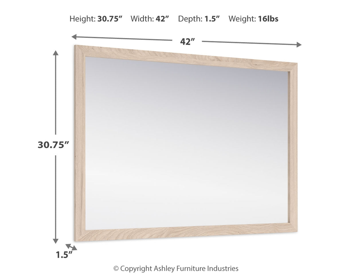 Cadmori Tan Bedroom Mirror (Mirror Only) from Ashley - Luna Furniture