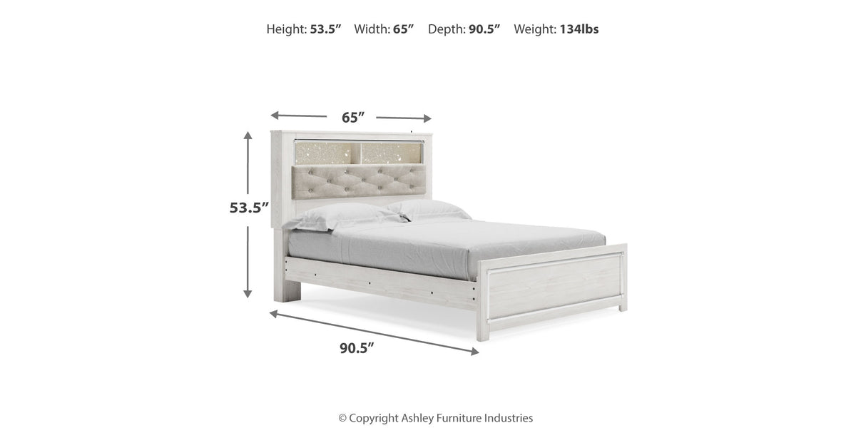 Altyra Queen Bookcase Bed, Dresser, Chest and Nightstand from Ashley - Luna Furniture