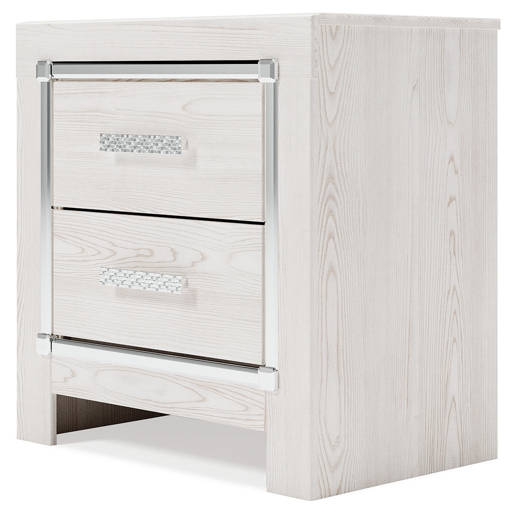 Altyra White Queen Storage Bed, Dresser, Mirror, Chest and Nightstand from Ashley - Luna Furniture