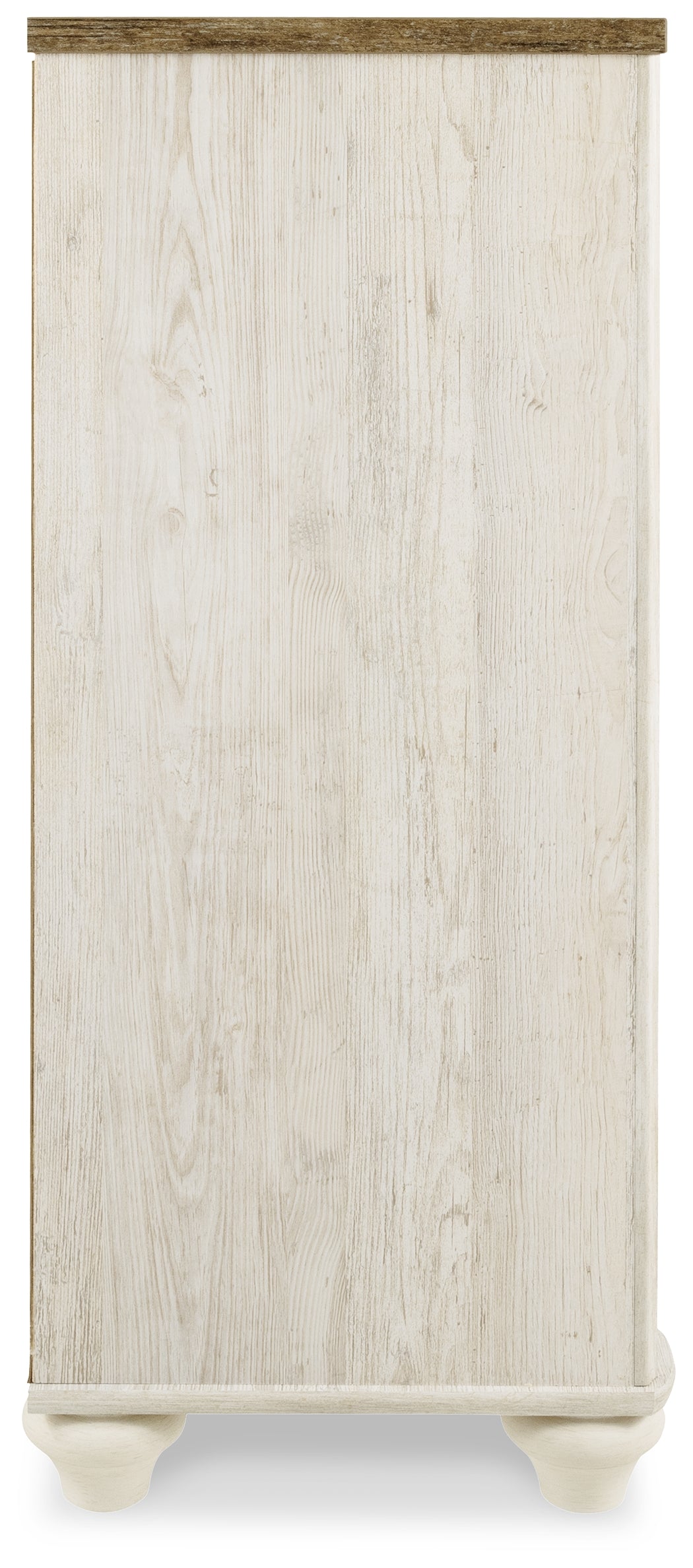 Willowton Whitewash Queen Sleigh Bed, Dresser and Nightstand from Ashley - Luna Furniture