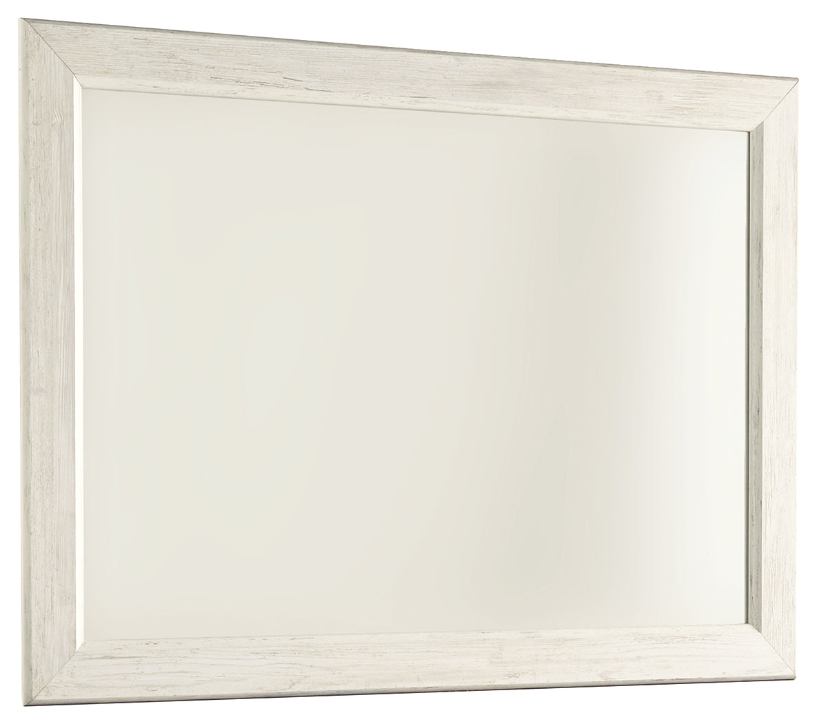 Willowton Whitewash Bedroom Mirror (Mirror Only) from Ashley Furniture - Luna Furniture