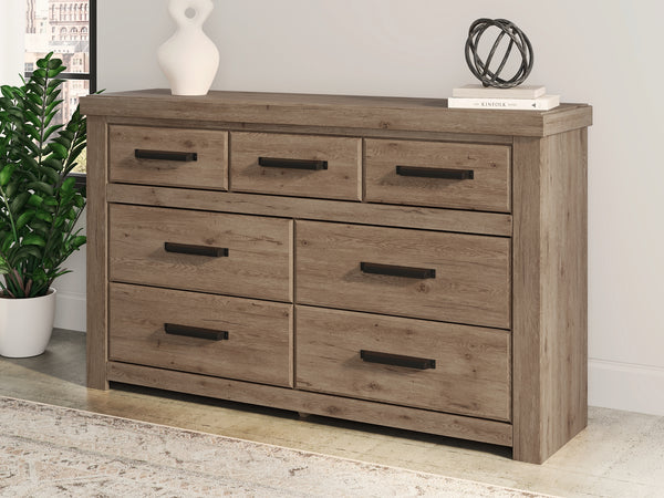 Oliandon Light Brown Dresser