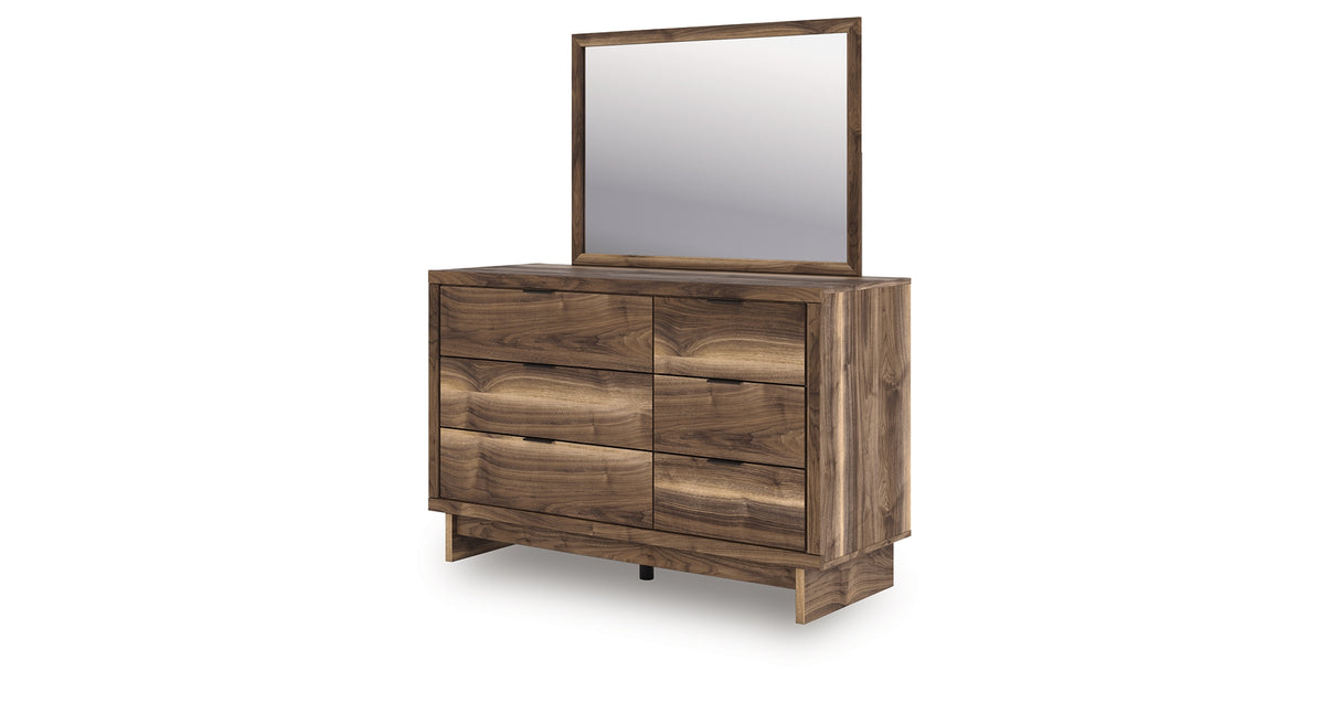 Chirason Brown Dresser and Mirror from Ashley - Luna Furniture