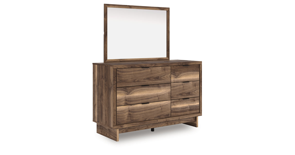 Chirason Brown Dresser and Mirror from Ashley - Luna Furniture