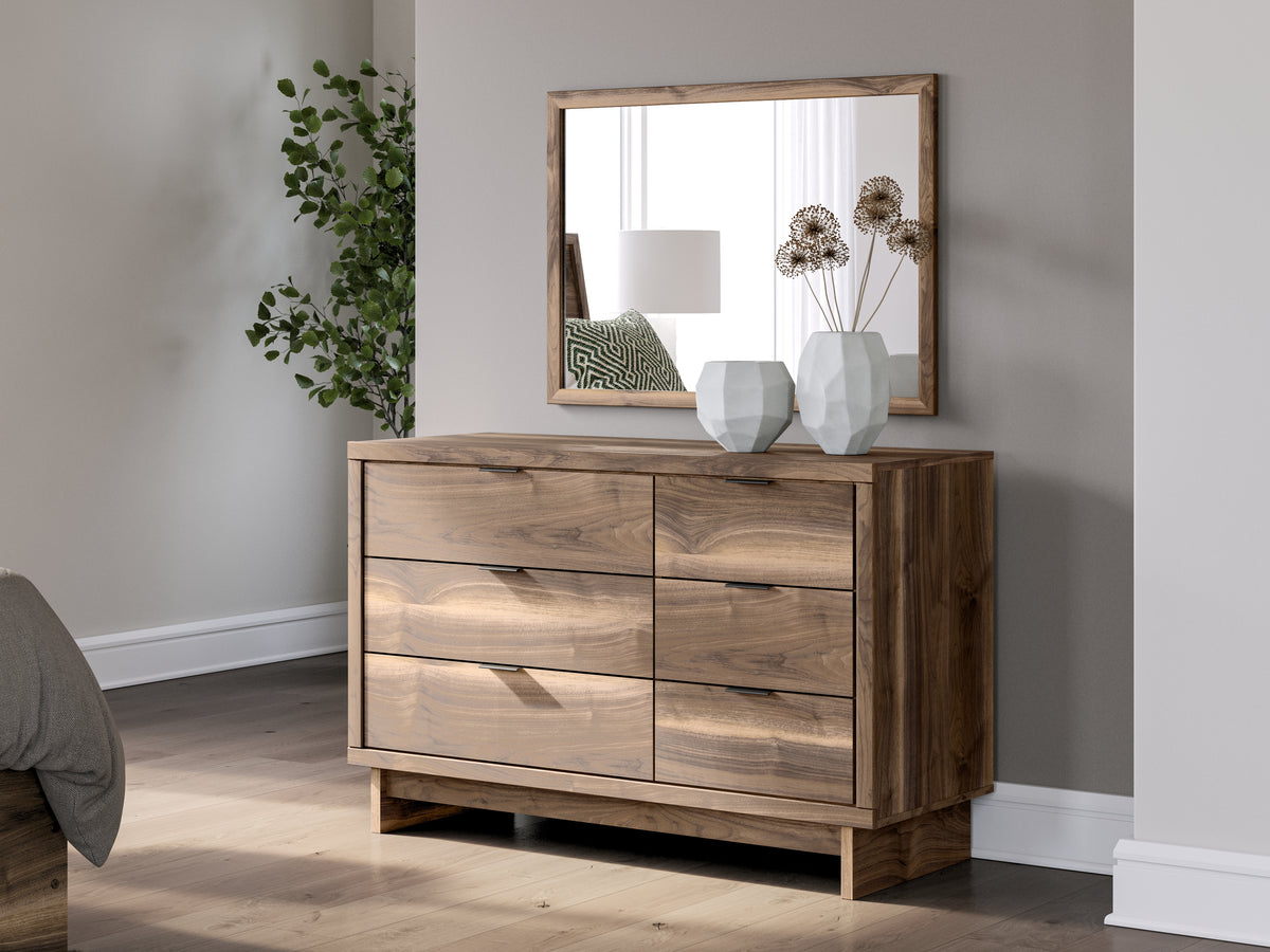 Chirason Twin Panel Bed with Storage, Dresser and Mirror from Ashley Furniture - Luna Furniture