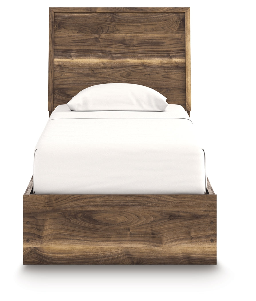 Chirason Twin Panel Platform Bed, Dresser and Mirror from Ashley Furniture - Luna Furniture