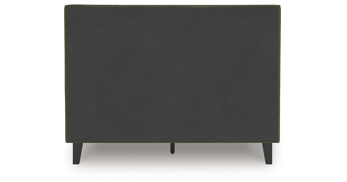 Chirason Full Upholstered Bed, Dresser and Mirror from Ashley Furniture - Luna Furniture