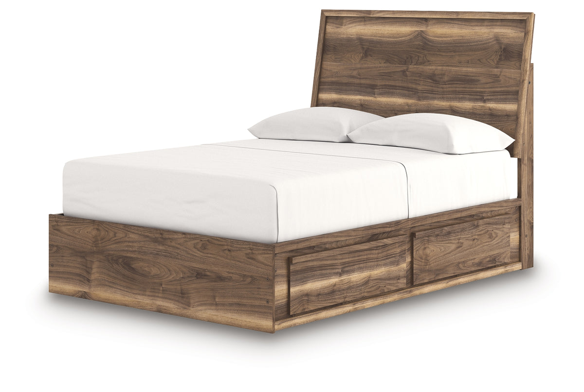 Chirason Full Panel Storage Bed, Dresser and Mirror from Ashley Furniture - Luna Furniture