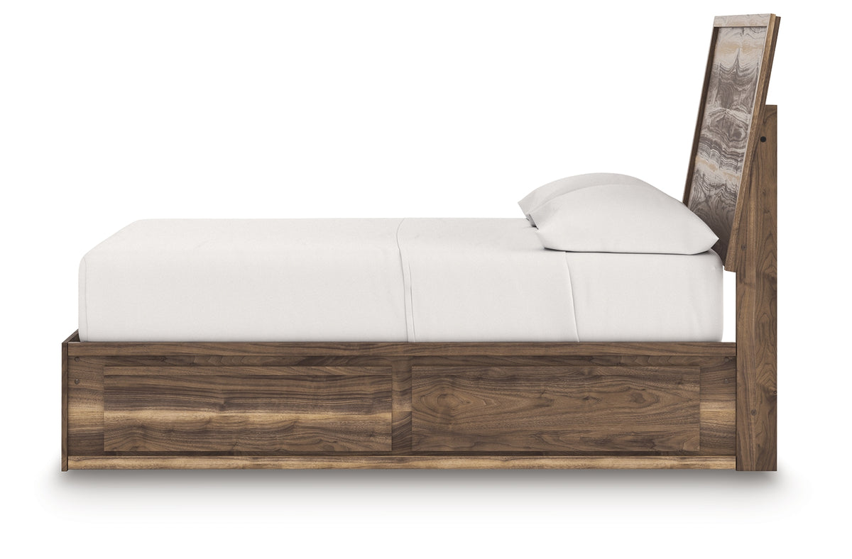 Chirason Full Panel Storage Bed, Dresser and Mirror from Ashley Furniture - Luna Furniture