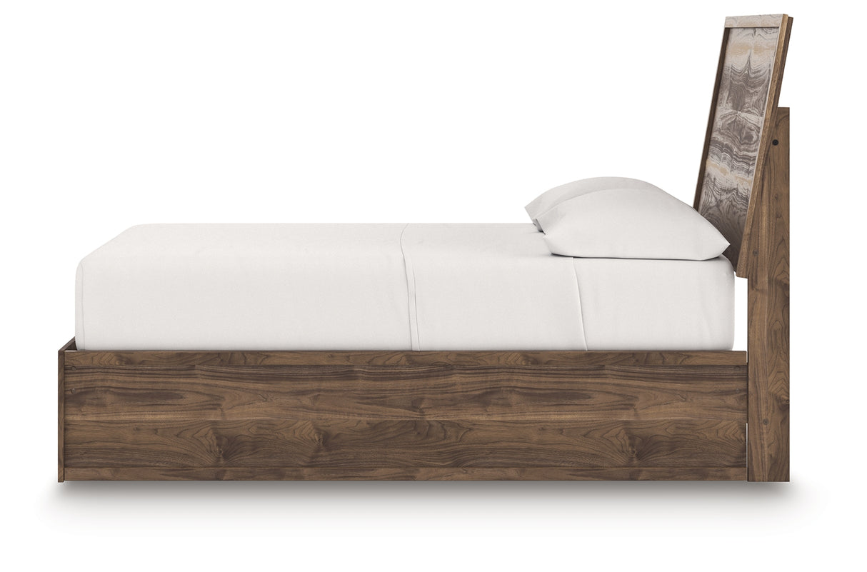 Chirason Full Panel Platform Bed, Dresser and Mirror from Ashley Furniture - Luna Furniture