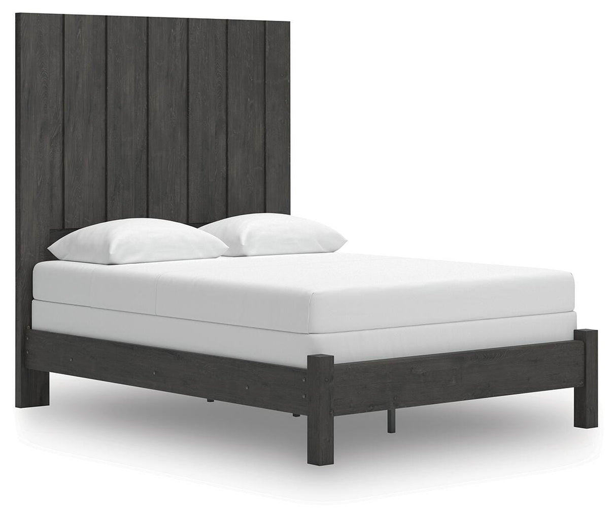 Fraluna Charcoal Queen Panel Bed, Dresser and Mirror from Ashley Furniture - Luna Furniture
