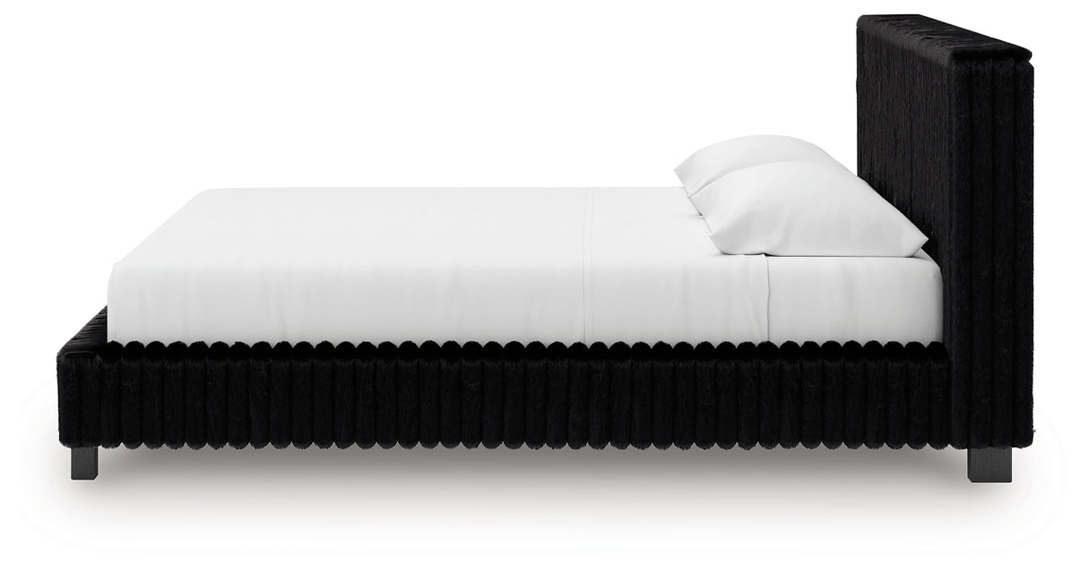 Zuraleus King Upholstered Bed, Dresser, Mirror and 2 Nightstands from Ashley Furniture - Luna Furniture