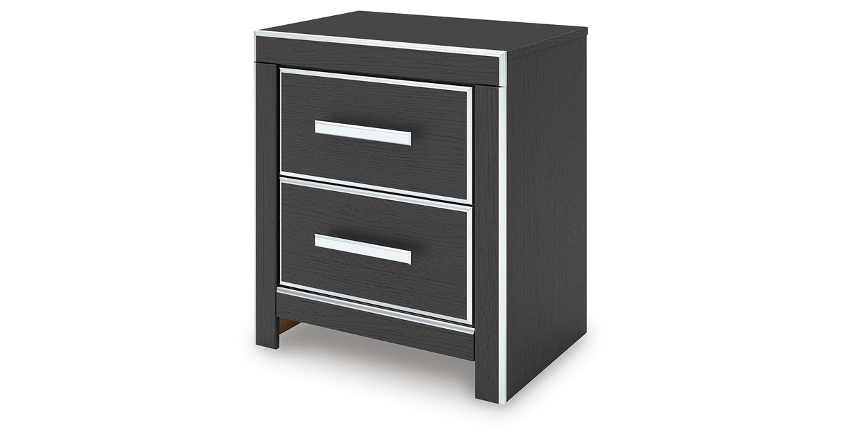 Zuraleus Black King Storage Bed, Dresser, Mirror, Chest and Nightstand from Ashley - Luna Furniture