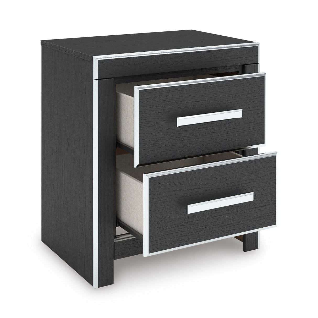 Zuraleus Black Upholstered Panel Bedroom Set from Ashley Furniture - Luna Furniture