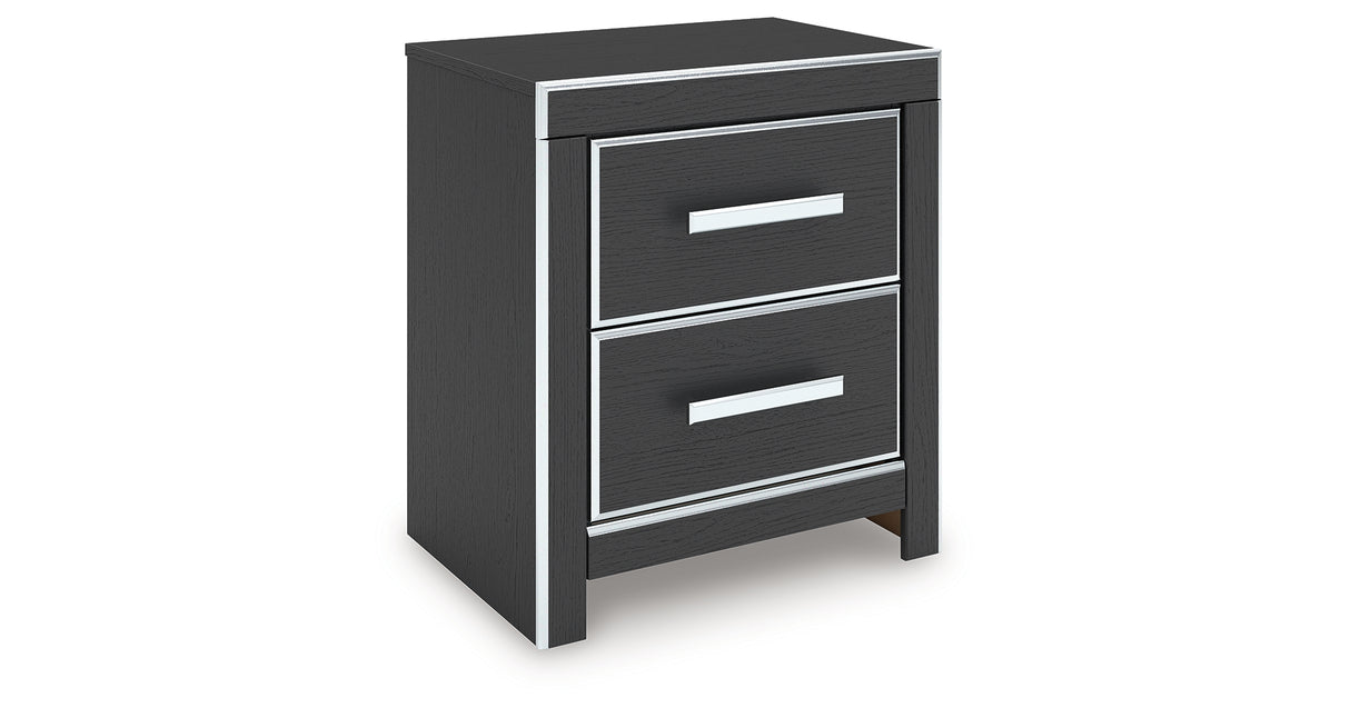 Zuraleus Black King Storage Bed, Dresser, Mirror, Chest and Nightstand from Ashley - Luna Furniture