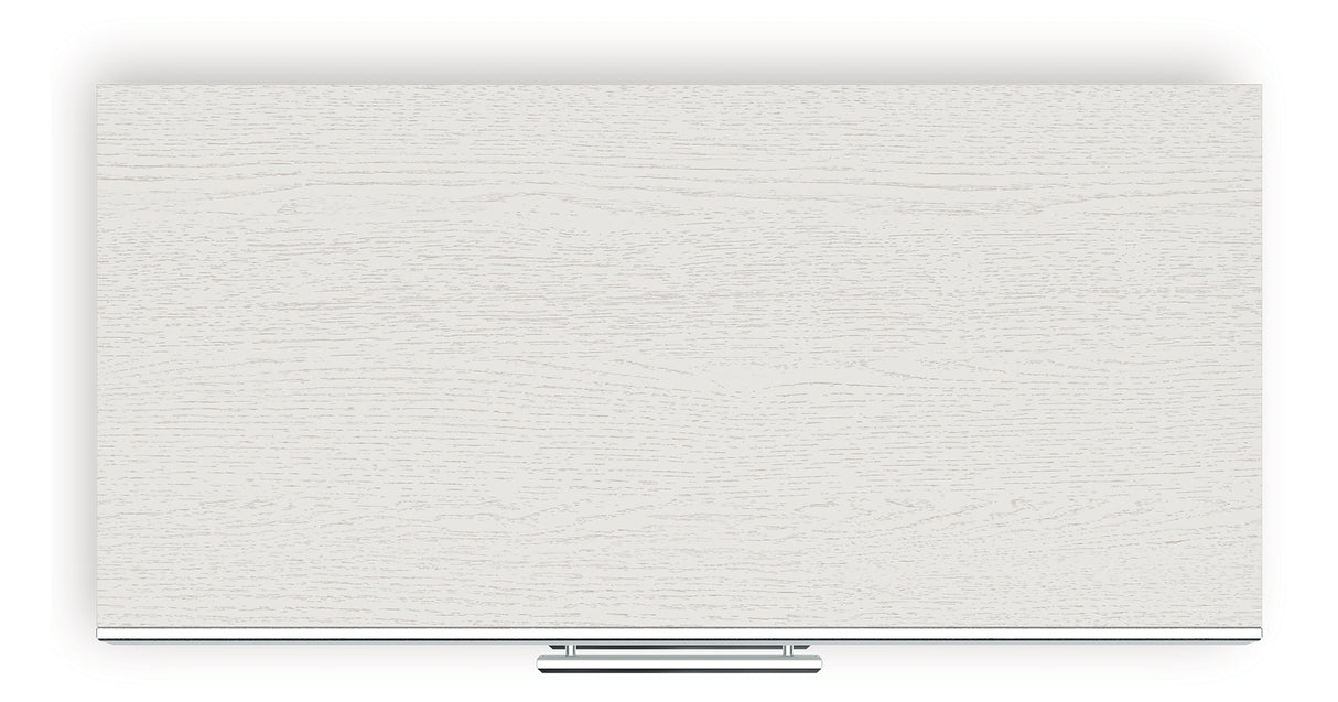 Zuraleus White California King Upholstered Bed with Mirrored Dresser and Chest from Ashley - Luna Furniture