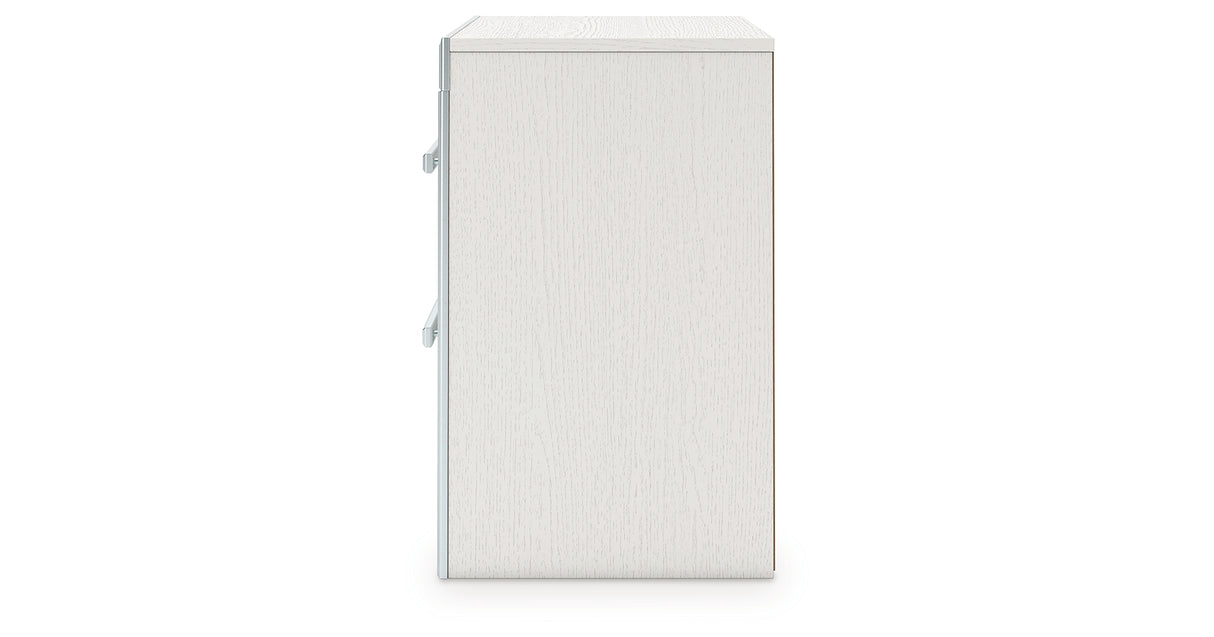 Zuraleus White California King Upholstered Bed with Dresser and Nightstand from Ashley - Luna Furniture