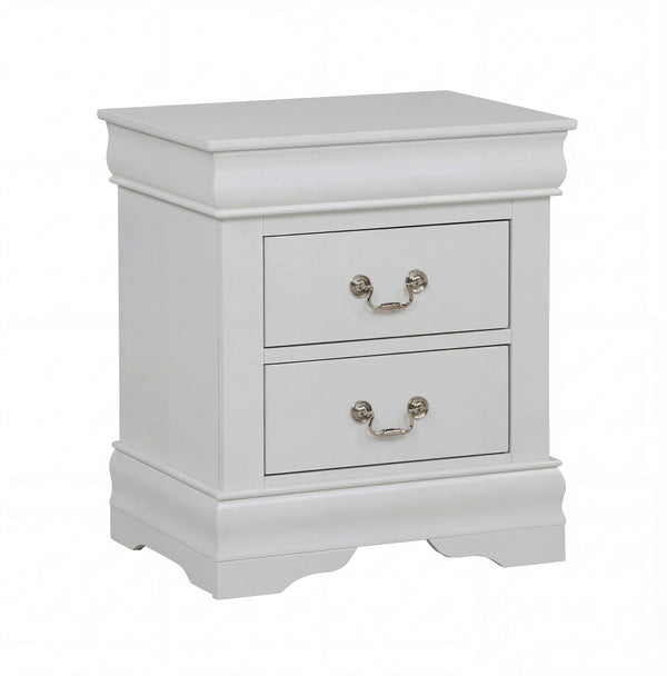 Louis Philip Greige Nightstand