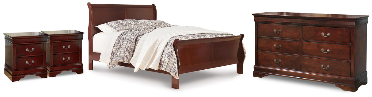 Alisdair Queen Sleigh Bed, Dresser and 2 Nightstands from Ashley - Luna Furniture