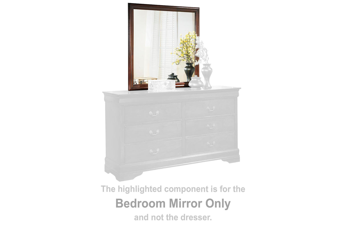 Alisdair Reddish Brown Bedroom Mirror (Mirror Only) from Ashley Furniture - Luna Furniture