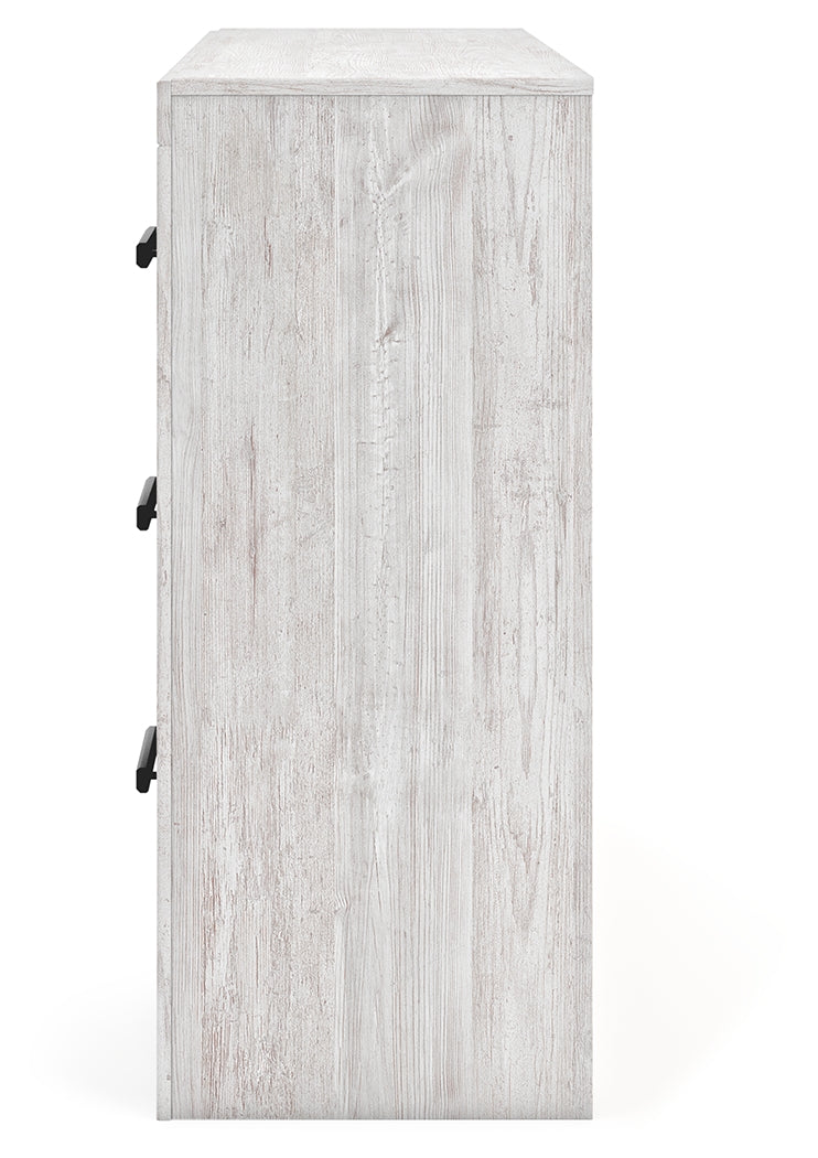 Cayboni Whitewash Full Panel Bed, Dresser and Nightstand from Ashley Furniture - Luna Furniture