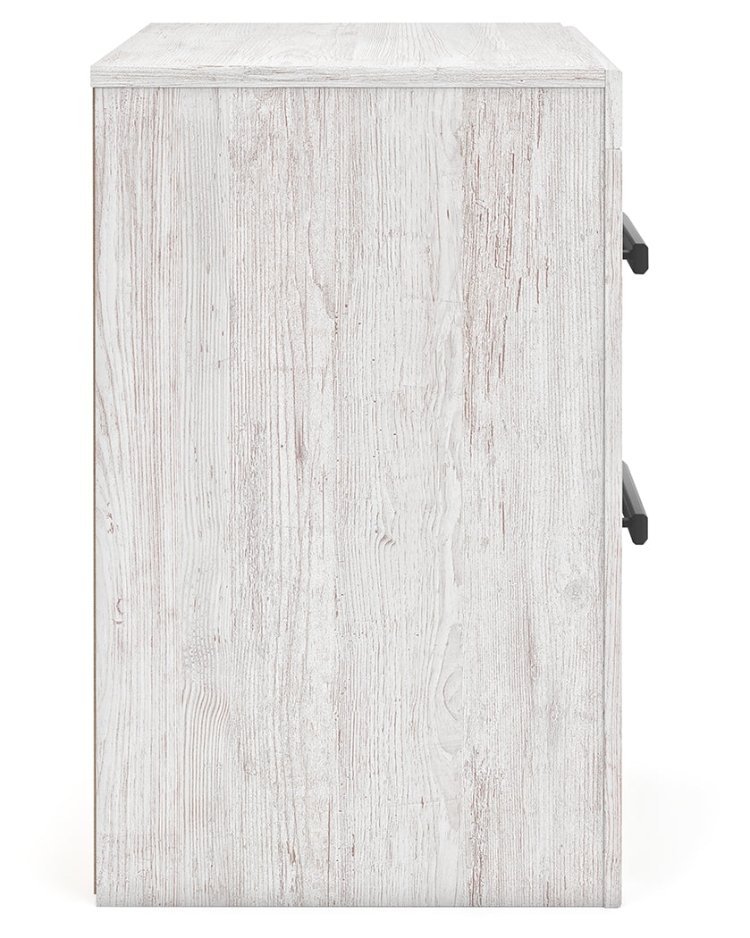 Cayboni Whitewash Full Panel Bed, Dresser and Nightstand from Ashley Furniture - Luna Furniture