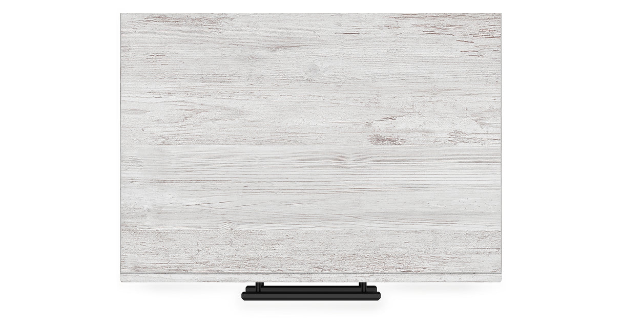 Cayboni King Panel Bed with 2 Nightstands in Whitewash from Ashley Furniture - Luna Furniture