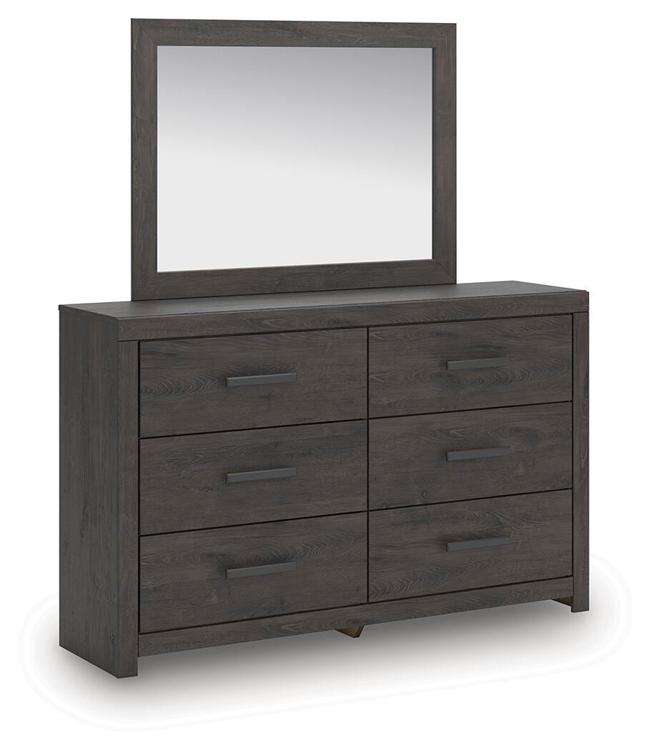 Prendonea Full Panel Bed, Dresser, Mirror, Chest and Nightstand from Ashley Furniture - Luna Furniture